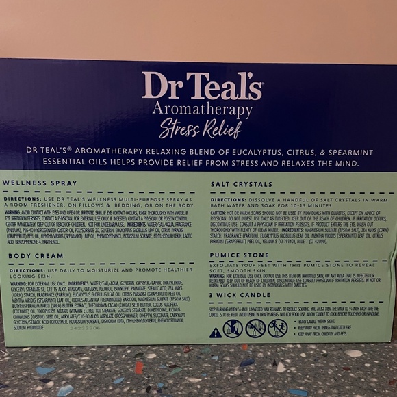 "Dr. Teal's Aromatherapy Stress Relief Set - Ultimate Relaxation Essentials - Picture 2 of 2